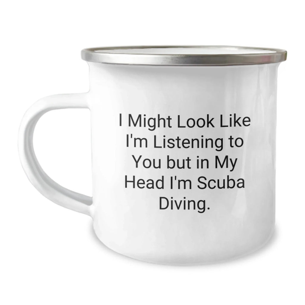 Funny Scuba Diving Gifts for Friends from Men, Unique Camping Mug for Scuba Diving Enthusiasts on Christmas