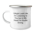 Funny Scuba Diving Gifts for Friends from Men, Unique Camping Mug for Scuba Diving Enthusiasts on Christmas