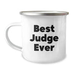 Funny Judge Gifts from Friends and Family for the Best Judge Ever, Unique Camping Mug for Christmas Unique Gifts