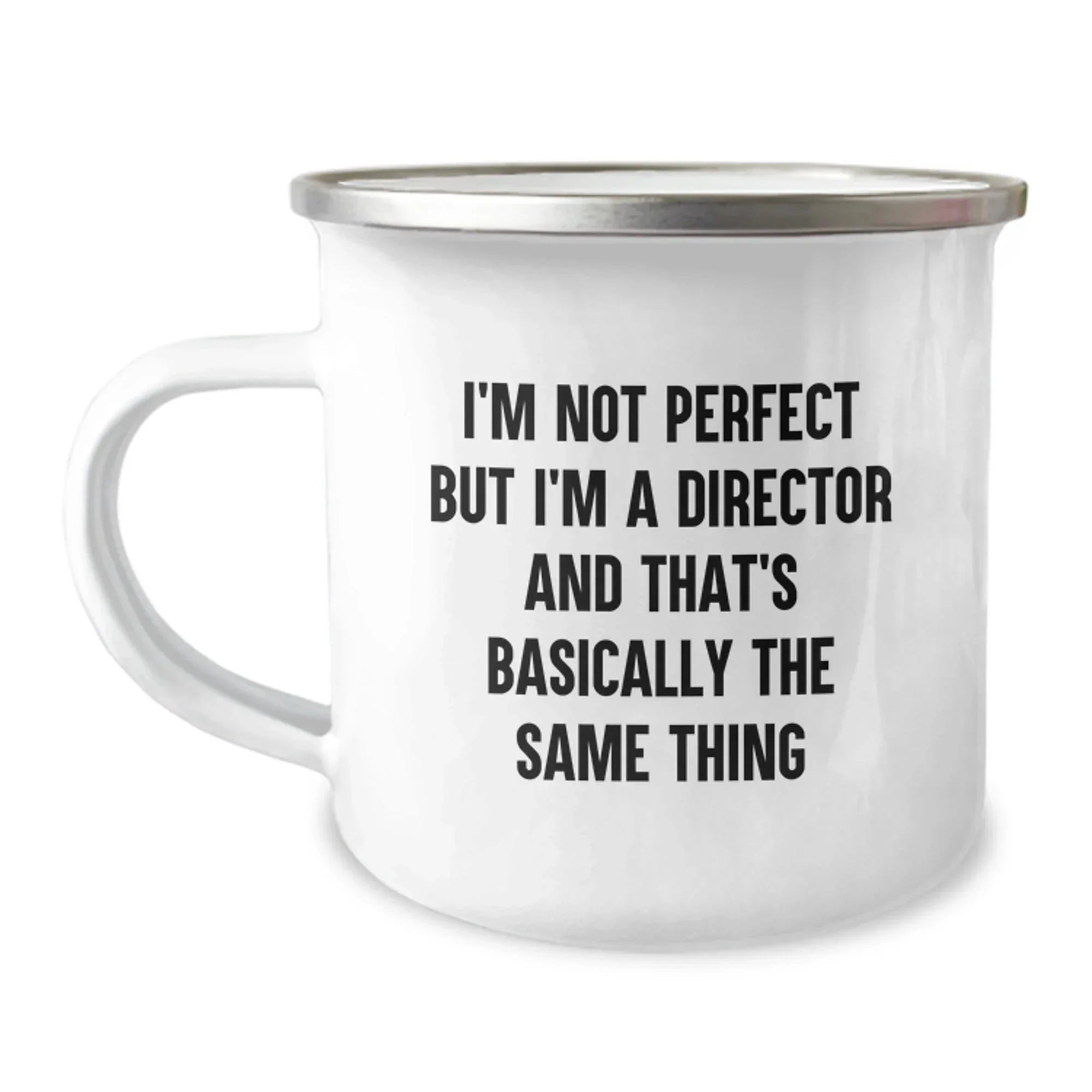 Funny Director Gifts for Him - I'm Not Perfect But I'm A Director And That's Basically The Same Thing - Christmas Unique Director Mugs for Coworkers, Friends and Family