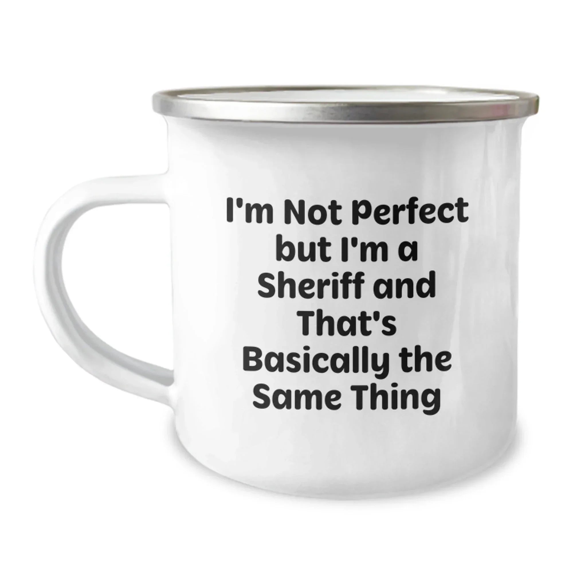Funny Sheriff Mug Gifts for Friends and Family, Perfect Camping Mug for Men and Women, Unique Christmas Unique Gifts from the Office