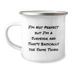 Funny Surveyor Gifts for Friends, Camping Mug - A Humorous Mug for Surveyors, Perfect for Surveyor Christmas Unique Gifts from Friends