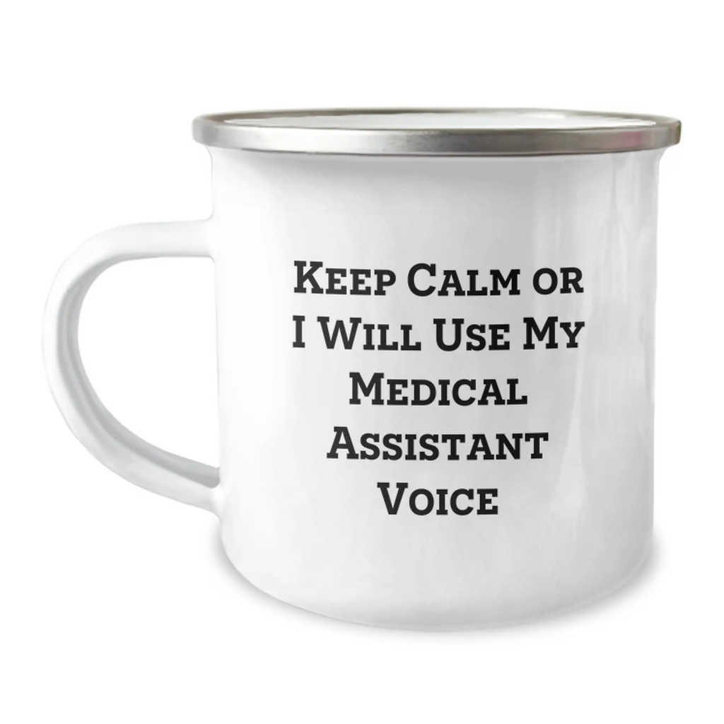 Birthday Gift for Her Medical Assistant Camping Mug Present Surprise - Image 1