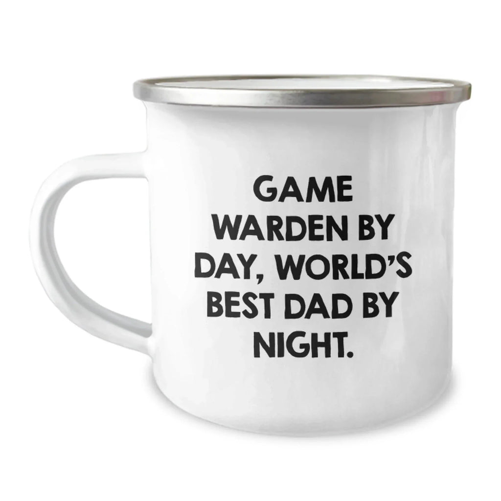Funny Game Warden Camping Mug Gifts from Dad to Game Warden Men on Christmas Unique