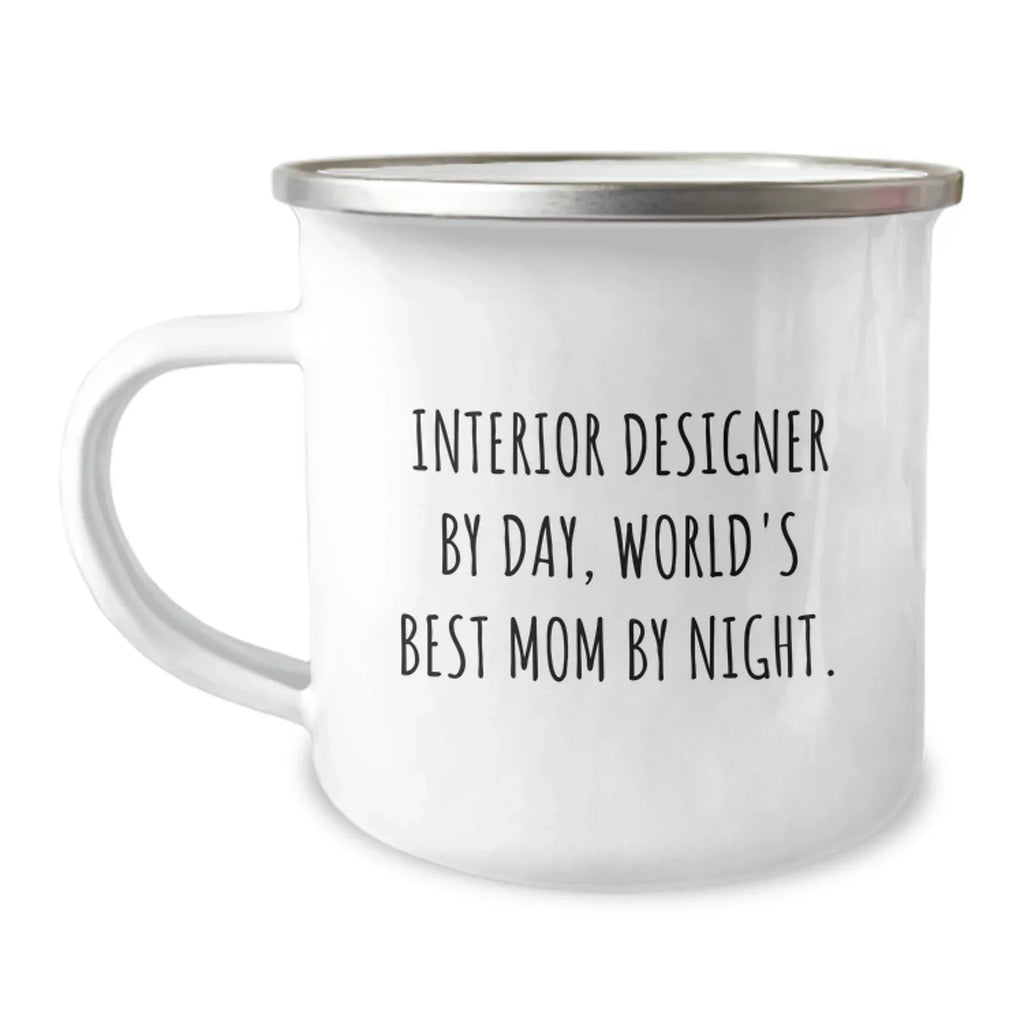 Interior Designer Christmas Camping Mug - Funny Quote Gifts from Mom to Daughter