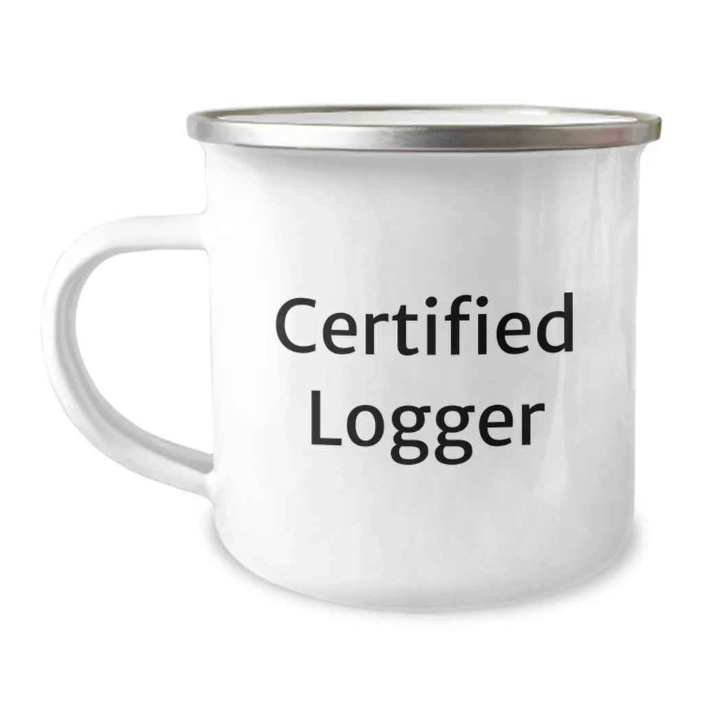 Funny Logger Gifts for Men Valentine's Unique Camping Mug from Friends