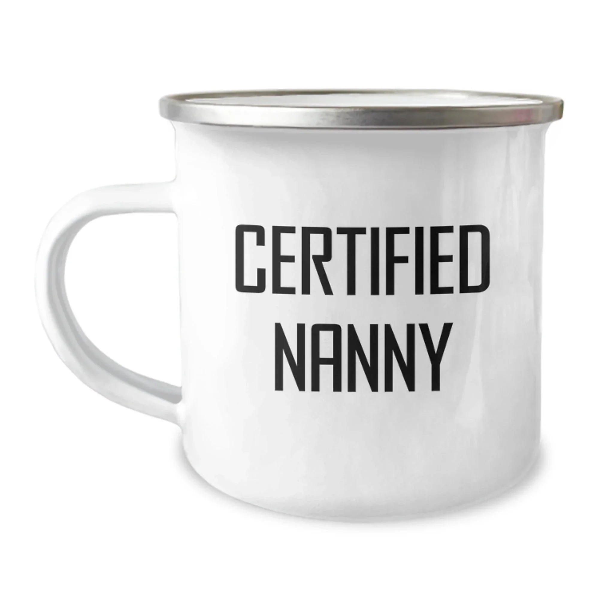 Nanny Gifts for Christmas Camping Mug - Funny Quote - 'You're the Cream in My Coffee' - Gifts from Family to Nanny