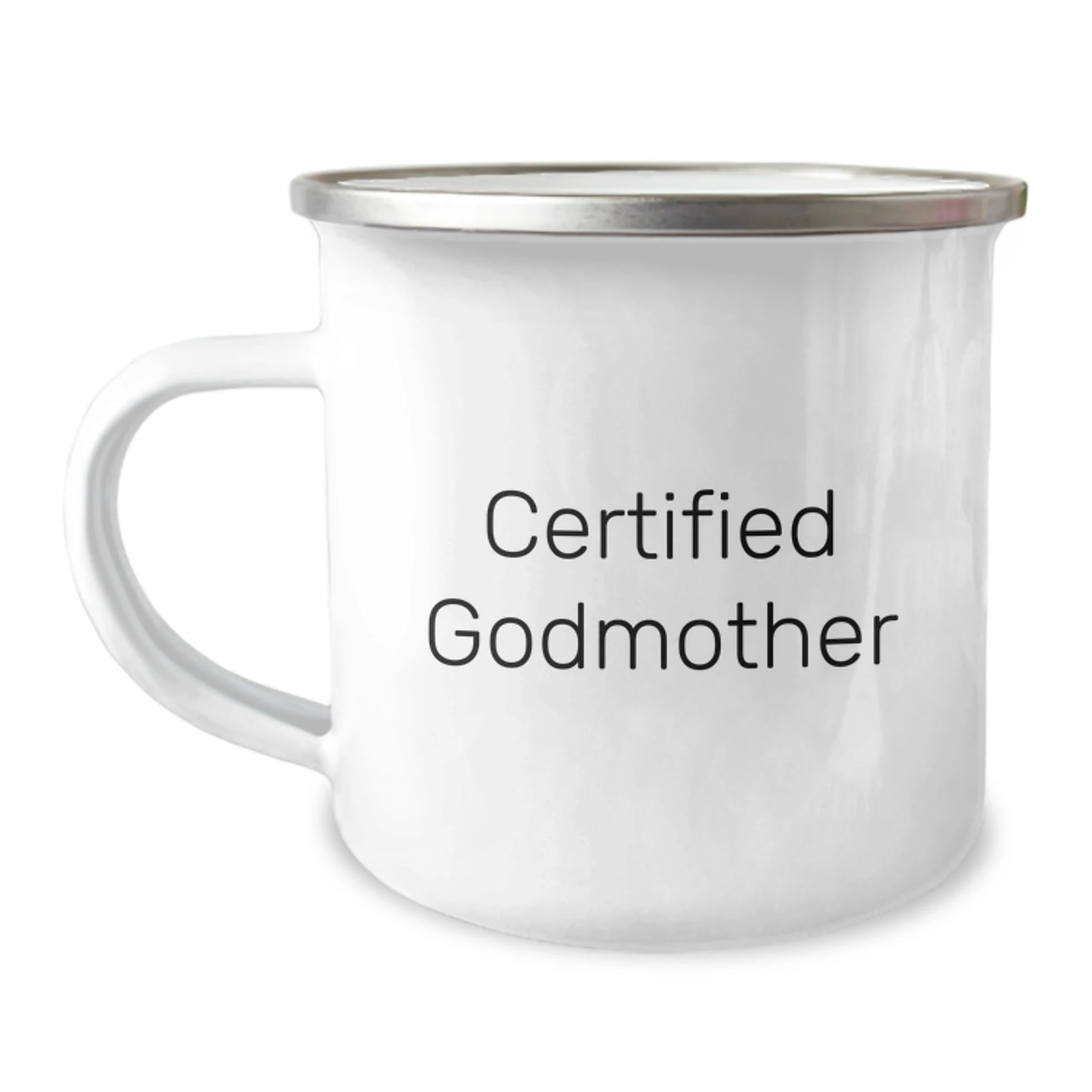 Funny Certified Godmother Gifts from Men - Inspirational Camping Mug for Godmother - Unique Christmas Unique Gifts for Women
