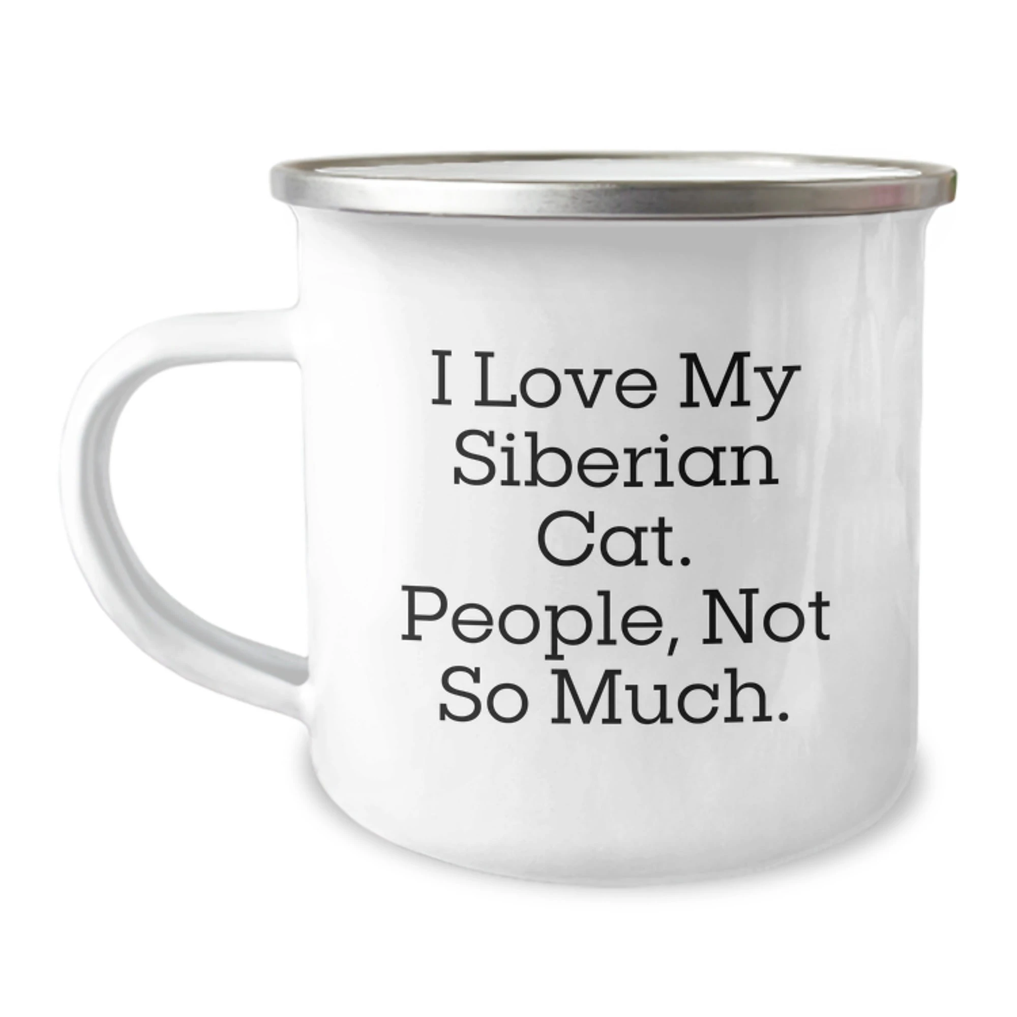 Siberian Cat Lovers Gifts from Family Friends Graduation Unique Camping Mug Funny Quote