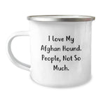 Funny Afghan Hound Dog Lover Gifts from Friends and Family for Afghan Hound Dog Enthusiasts Camping Mug for Christmas Unique Presents
