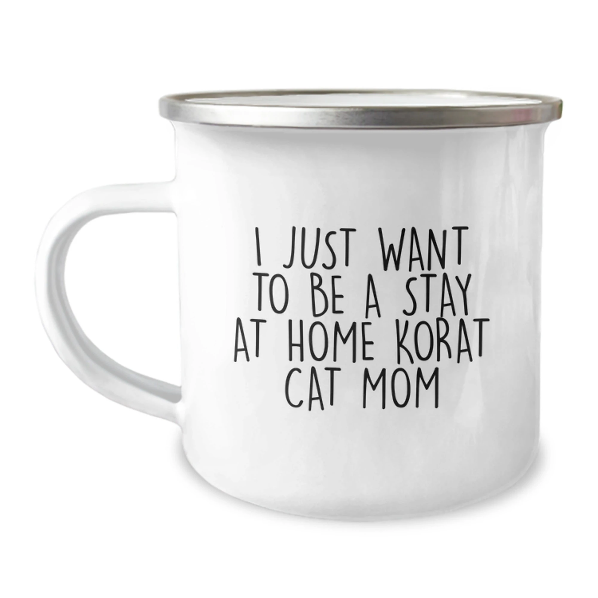 Korat Cat Mom Funny Camping Mug Gifts from Friends and Family for Christmas Unique