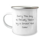 Sailor Gifts from Men - Camping Mug for Sailor Lovers - Valentine's Unique Gifts - Funny Quote for Sailor Enthusiasts