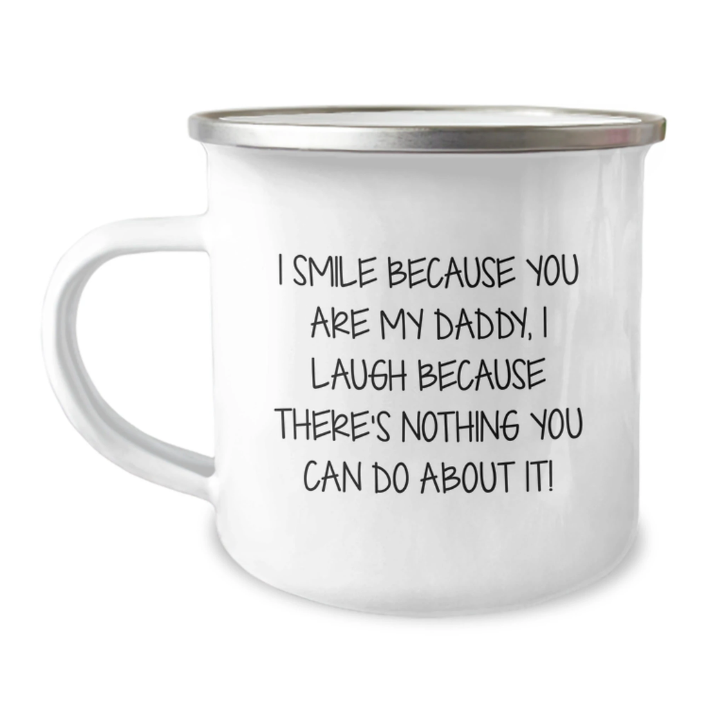 Funny Daddy Camping Mug, Valentine's Unique Gifts for Daddy, Gifts from Family and Friends to Daddy - Image 1