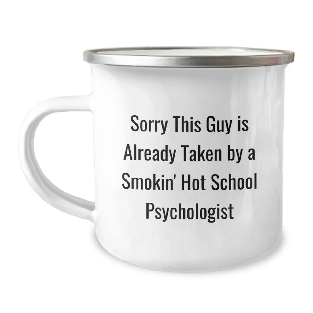 Funny Gifts from Friends for School Psychologist - School Psychologist Camping Mug - Christmas Unique Presents