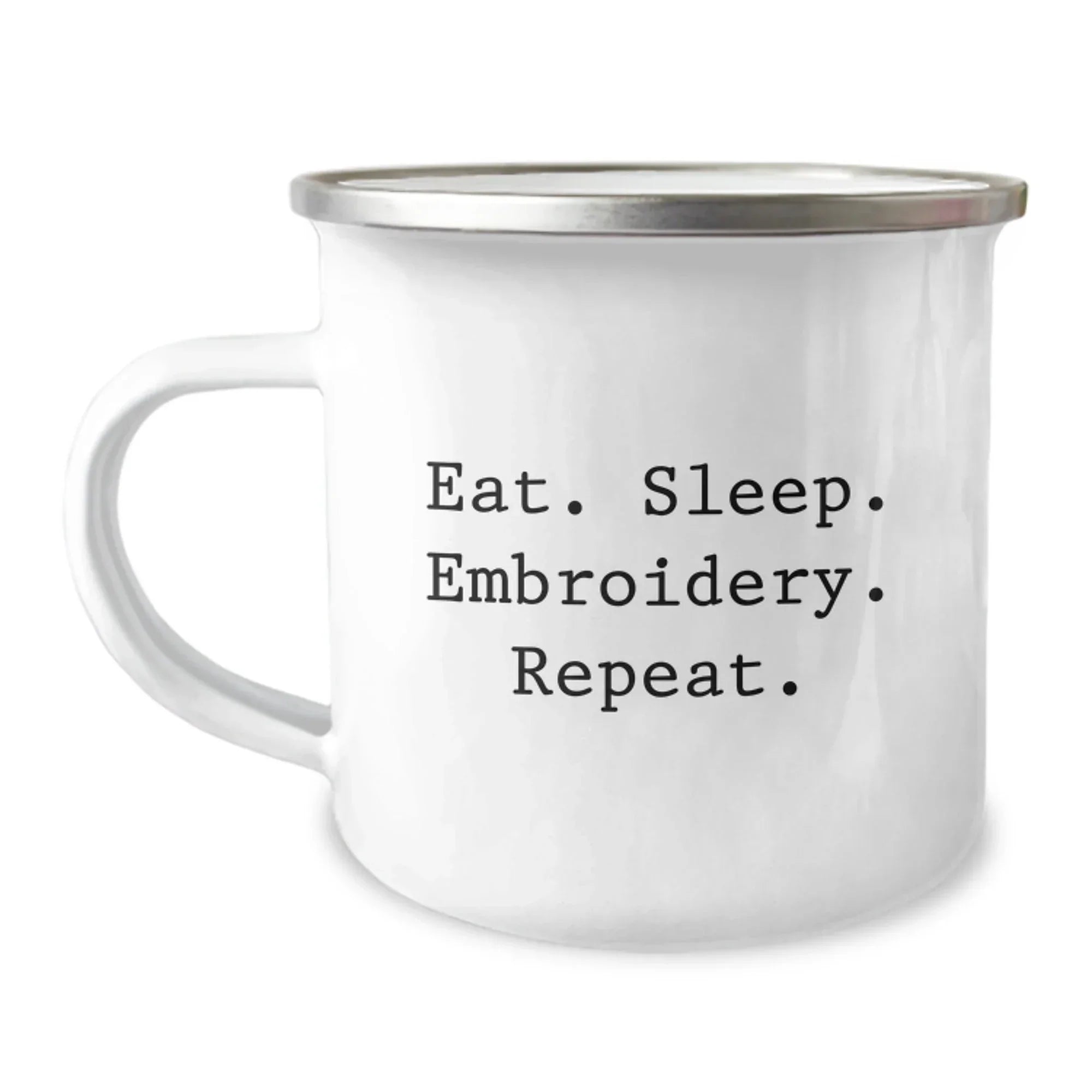 Fun Embroidery Camping Mug Gifts from Men to Women and Friends for Christmas