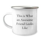 Funny Camping Mug Gifts from Friends for Friend This Is What An Awesome Friend Looks Like Valentine's Unique Friends Gifts