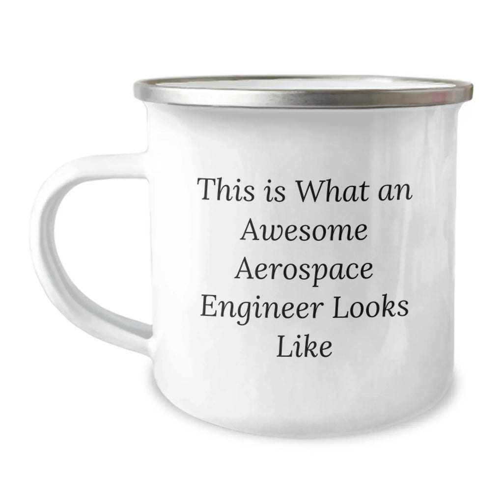 Gifts for Aerospace Engineer Friends - Funny Camping Mug for Valentine's - This Is What An Awesome Aerospace Engineer Looks Like, Unique Gifts from Friends, Family, Coworkers for Men, Women