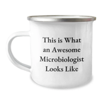 Funny Microbiologist Gifts for Men Birthday Unique Camping Mugs from Friends - Image 1