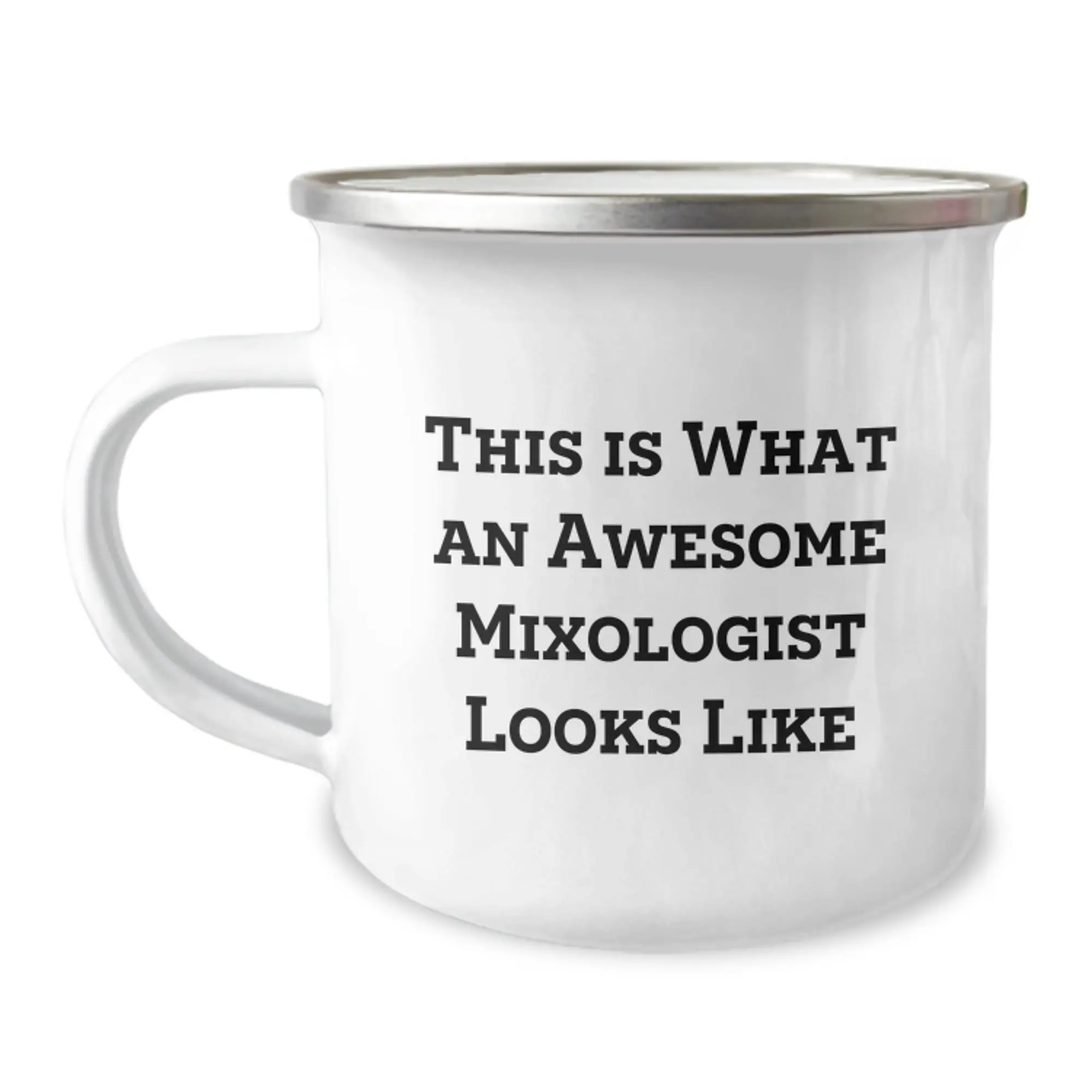 Gifts from Friends and Family, 'This Is What An Awesome Mixologist Looks Like' Funny Camping Mug for Birthday Unique Gifts for Men Women - Image 1
