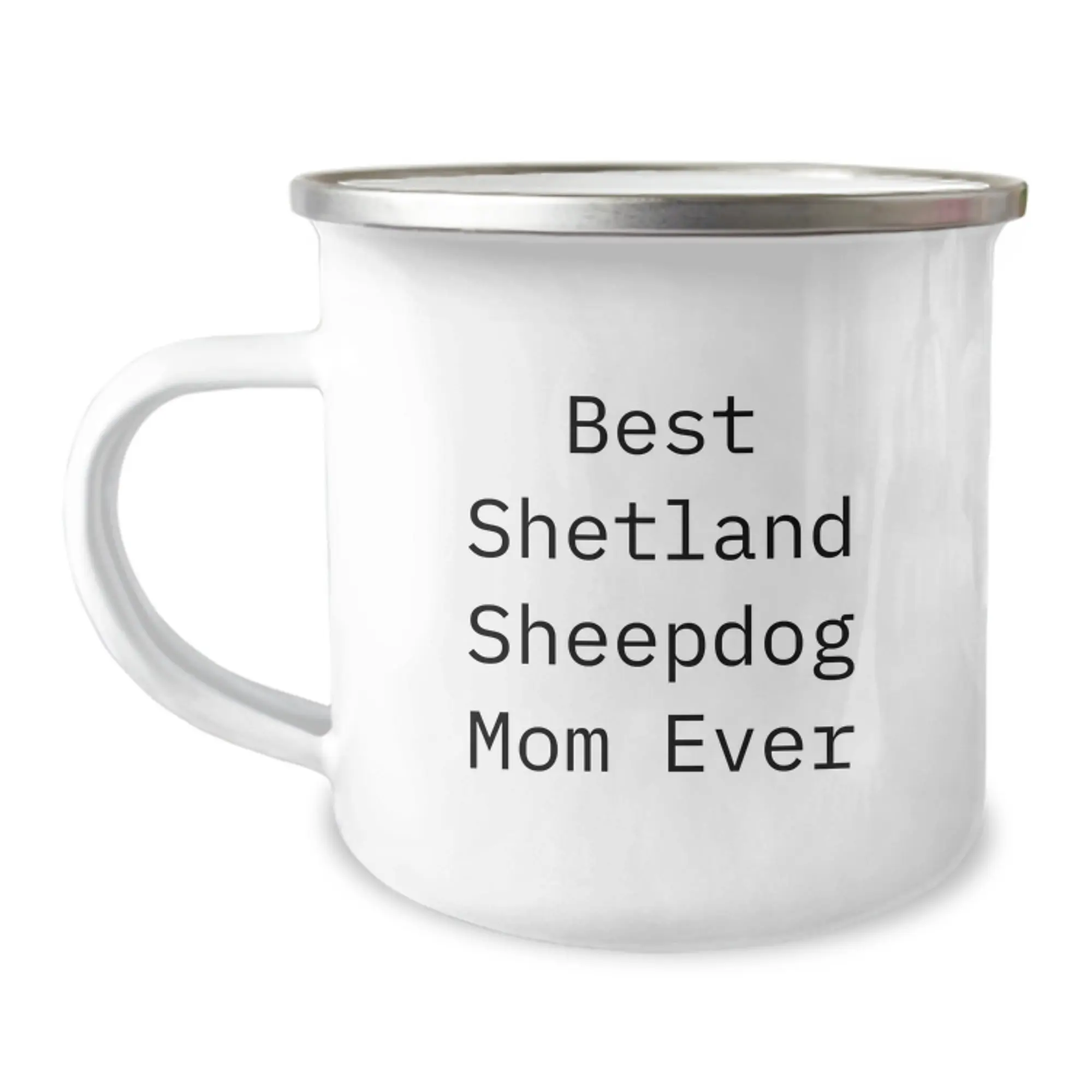 Funny Shetland Sheepdog Mom Gifts from Family, Funny Camping Mug for Shetland Sheepdog Owners, Birthday Unique Ideas - Image 1