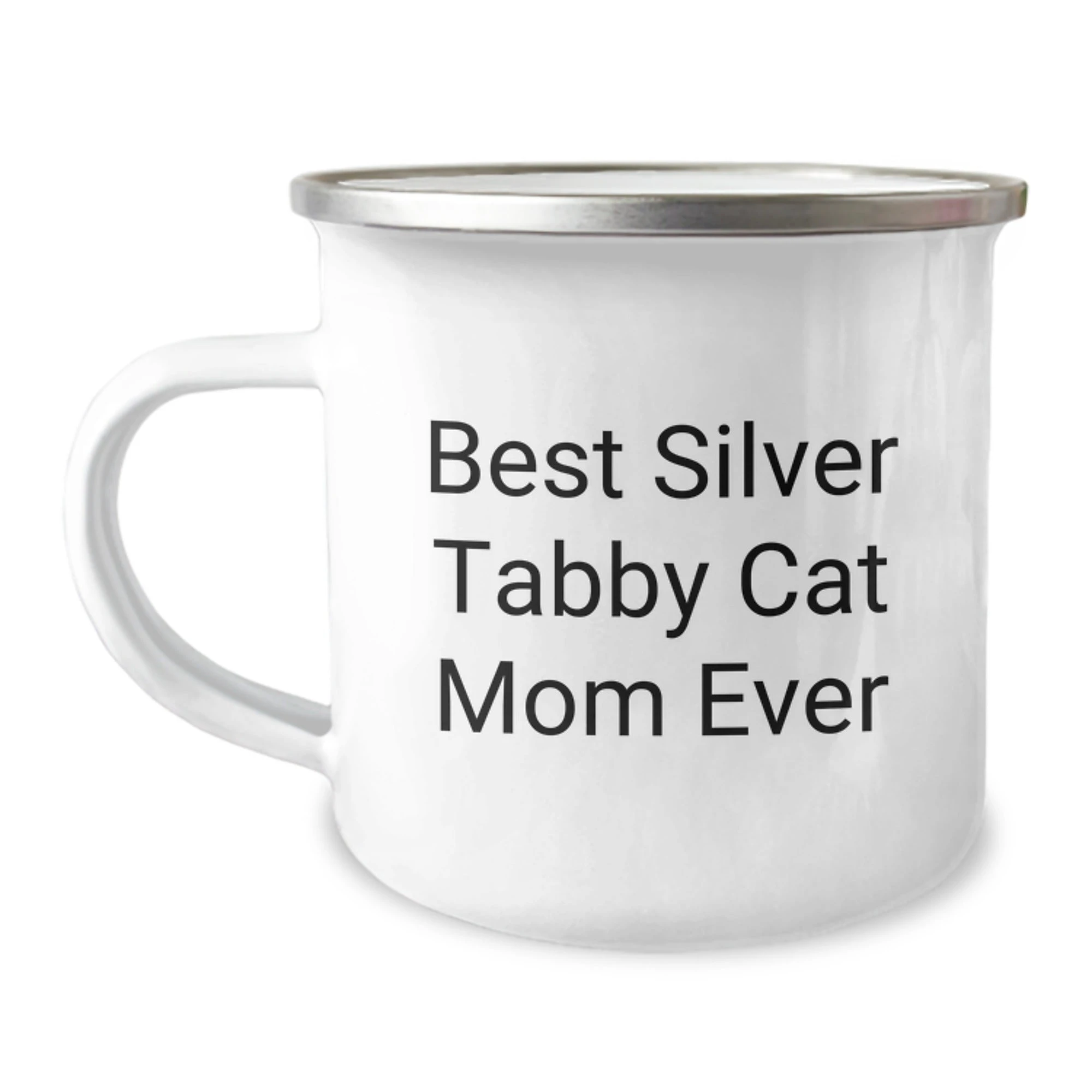 Silver Tabby Cat Mom Ever Gifts Best Silver Tabby Cat Mom Ever Funny Camping Mug