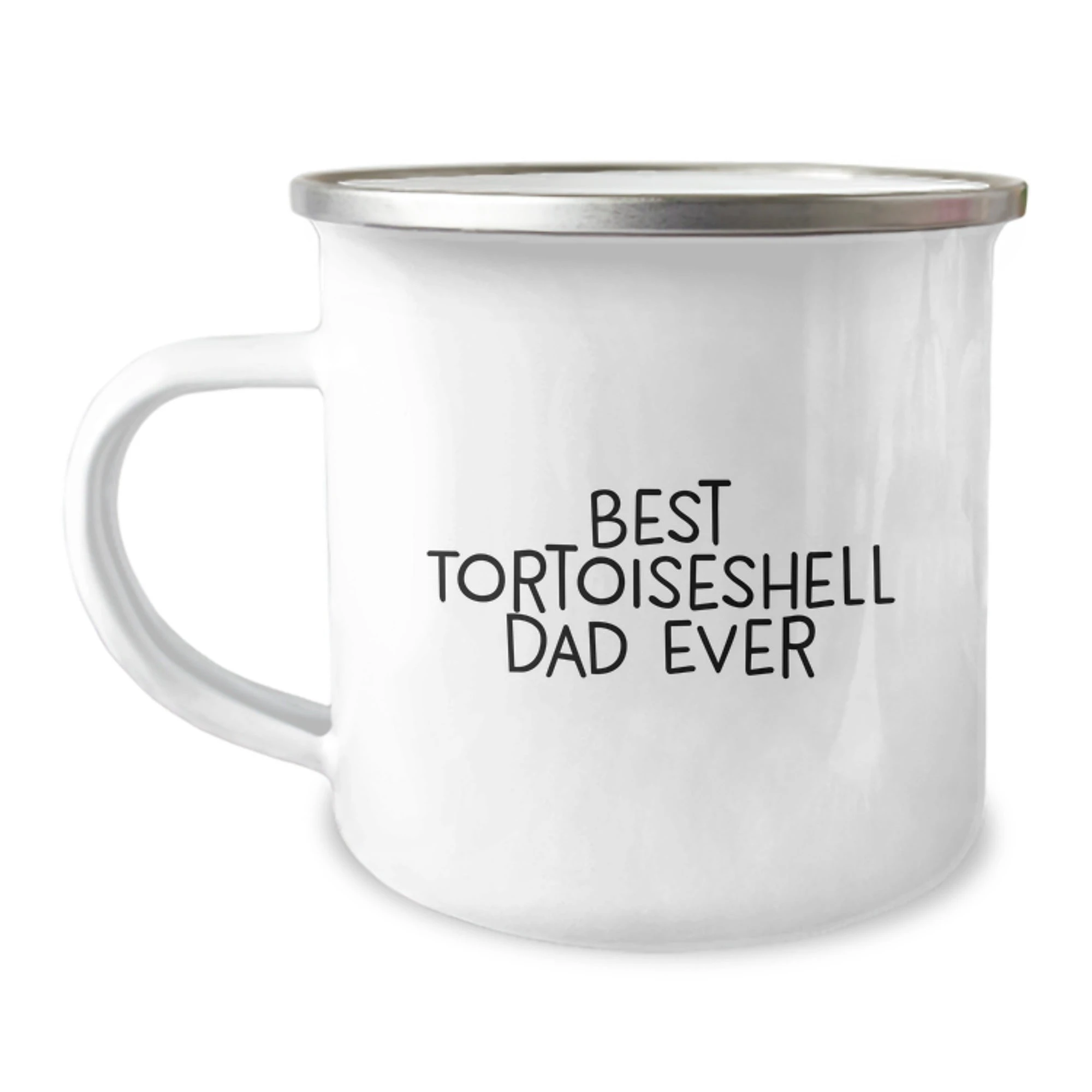 Funny Tortoiseshell Cat Camping Mug - Best Tortoiseshell Cat Dad Ever