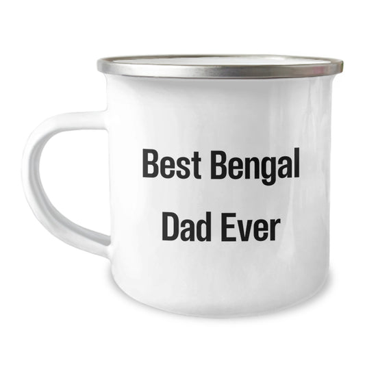 Best Bengal Dad Ever Funny Camping Mug for Graduation Gifts from Family to Bengal Cat Lover Friends - Image 1