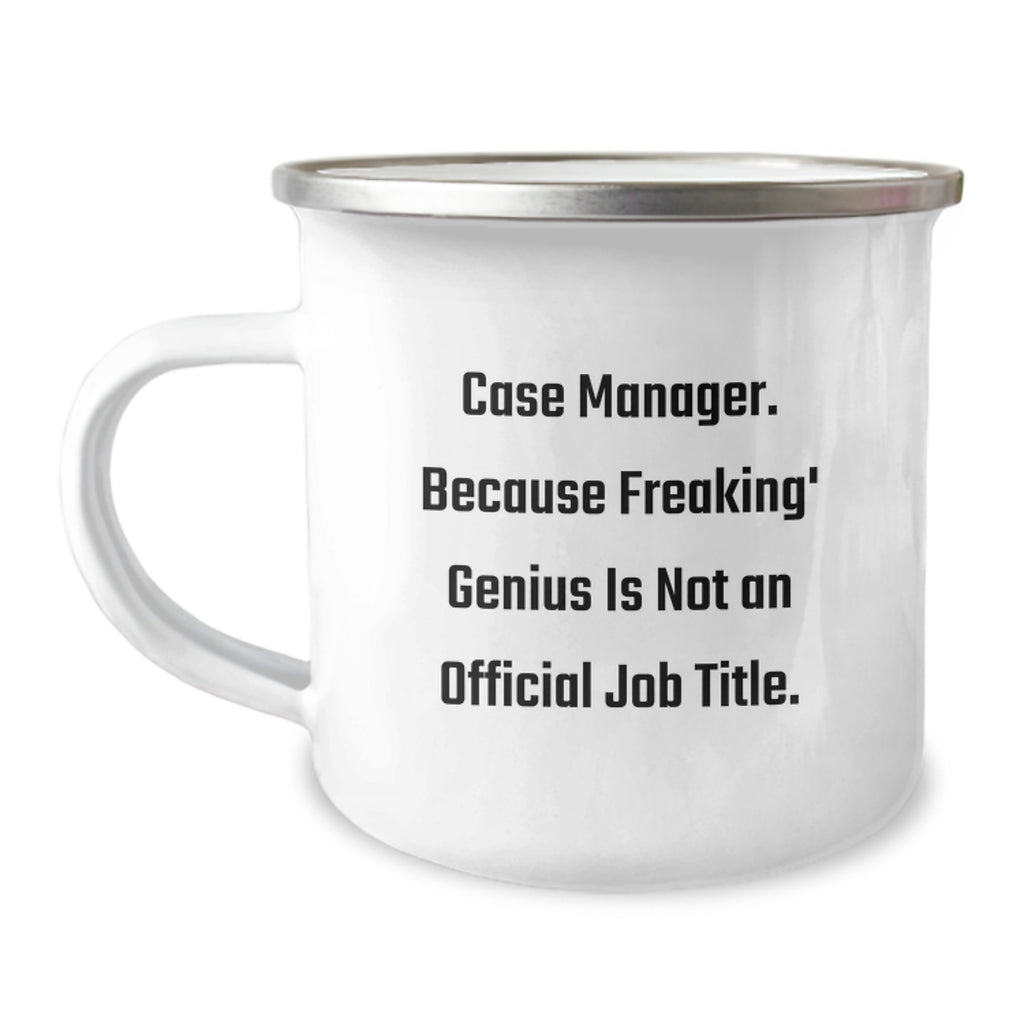 Case Manager Gift for Him - A Witty Keepsake Camping Mug - Image 1