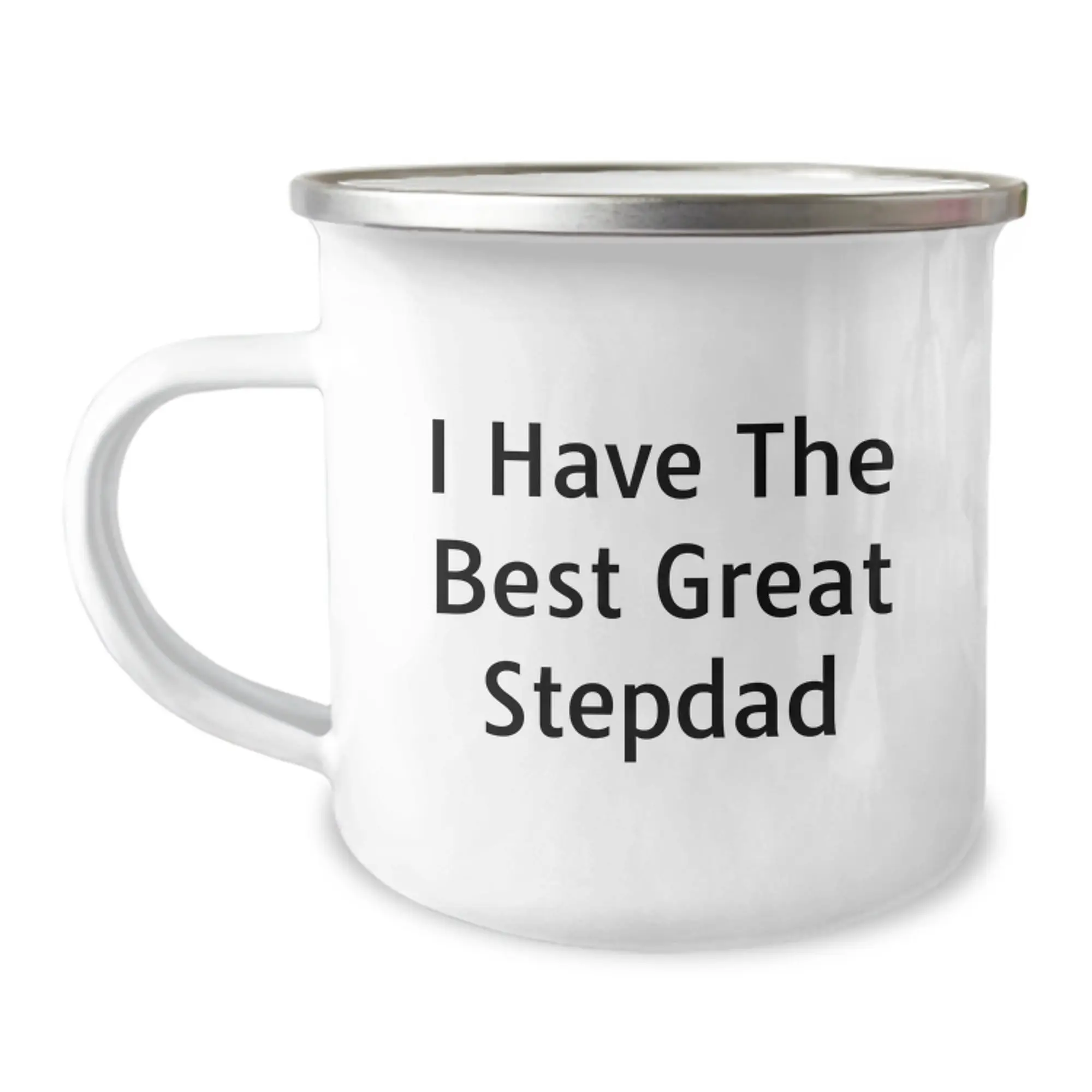 Great Stepdads Gifts from Men - 'I Have The Best Great Stepdad' Funny Camping Mug for Father's Day - Image 1