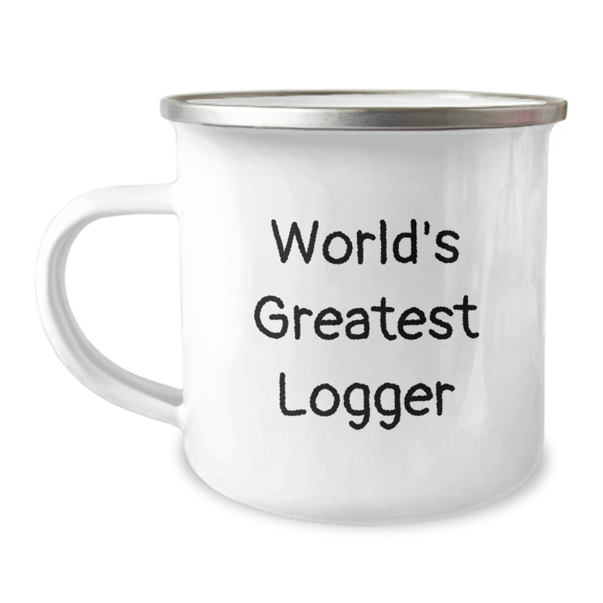 Logger Gift for Him - World's Greatest Logger Keepsake Camping Mug - Image 1
