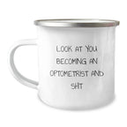 Gifts from Friends for Optometrists, Funny Camping Mugs for Christmas, Optometrist Unique Gifts
