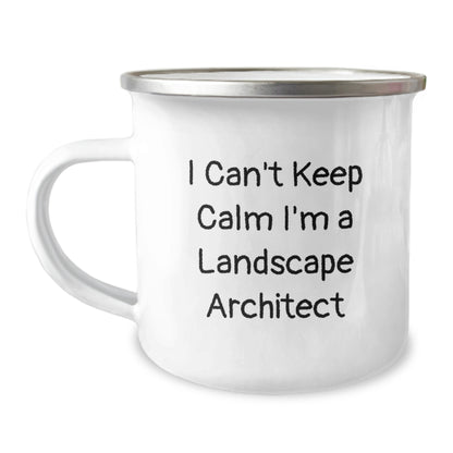 Funny Landscape Architect Gifts, I Can't Keep Calm I'm A Landscape Architect, Camping Mug, Birthday Unique Gifts from Friends to Landscape Architects - Image 1