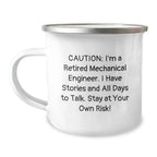Funny Mechanical Engineer Gifts from Friends - Unique Camping Mug for Men