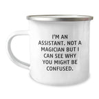 Funny Assistant Camping Mug Gifts from Friends, Unique Christmas Unique Gift for Assistant, Funny Quote