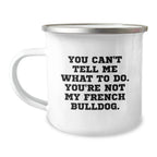 French Bulldog Lover Gifts from Friends, Funny Camping Mugs for Women Men Valentine's Unique Gifts