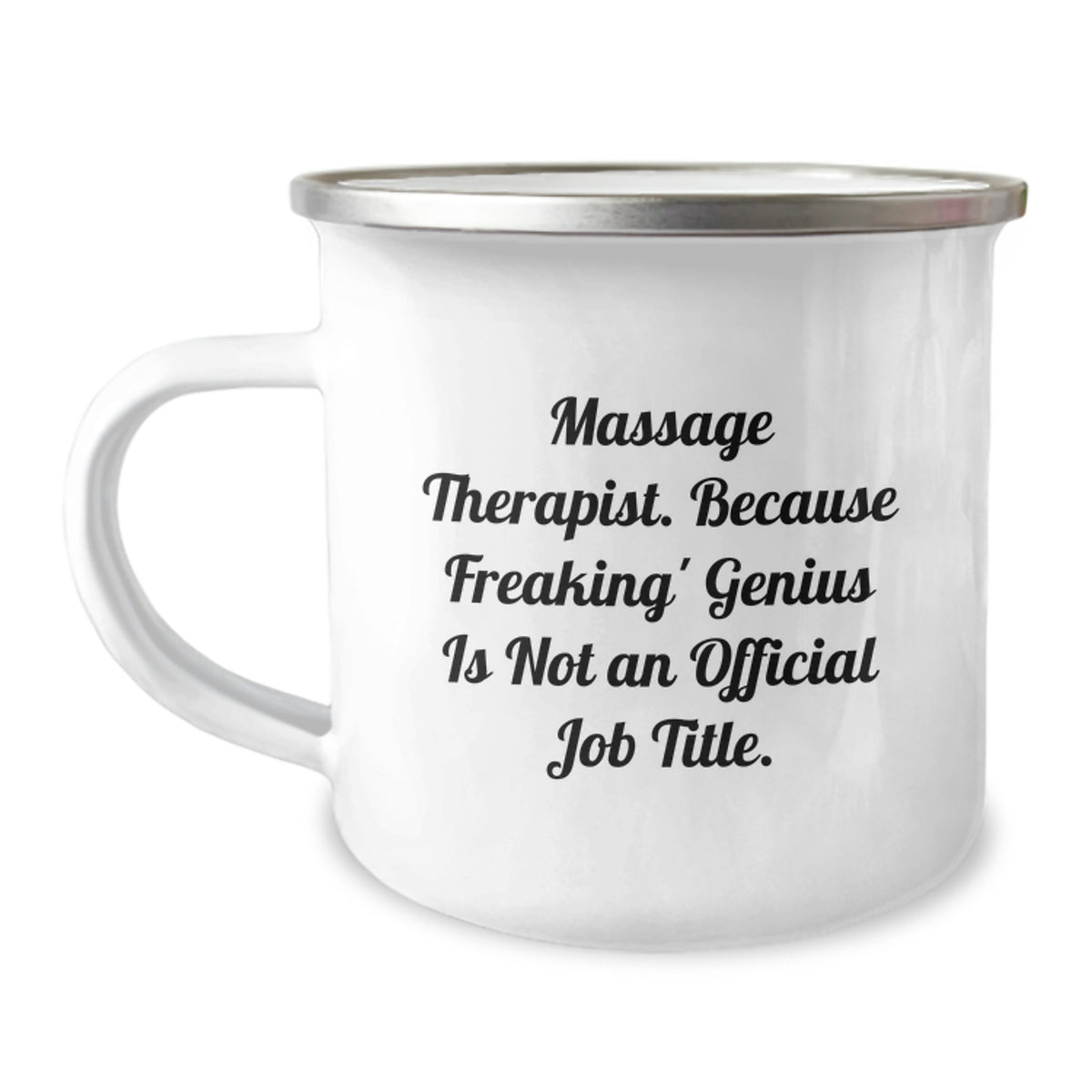 Massage Therapist Gift for Him - A Witty Keepsake Camping Mug - Image 1