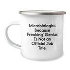 Microbiologist Camping Mug Birthday Gift for Coworkers Surprise Idea - Image 1