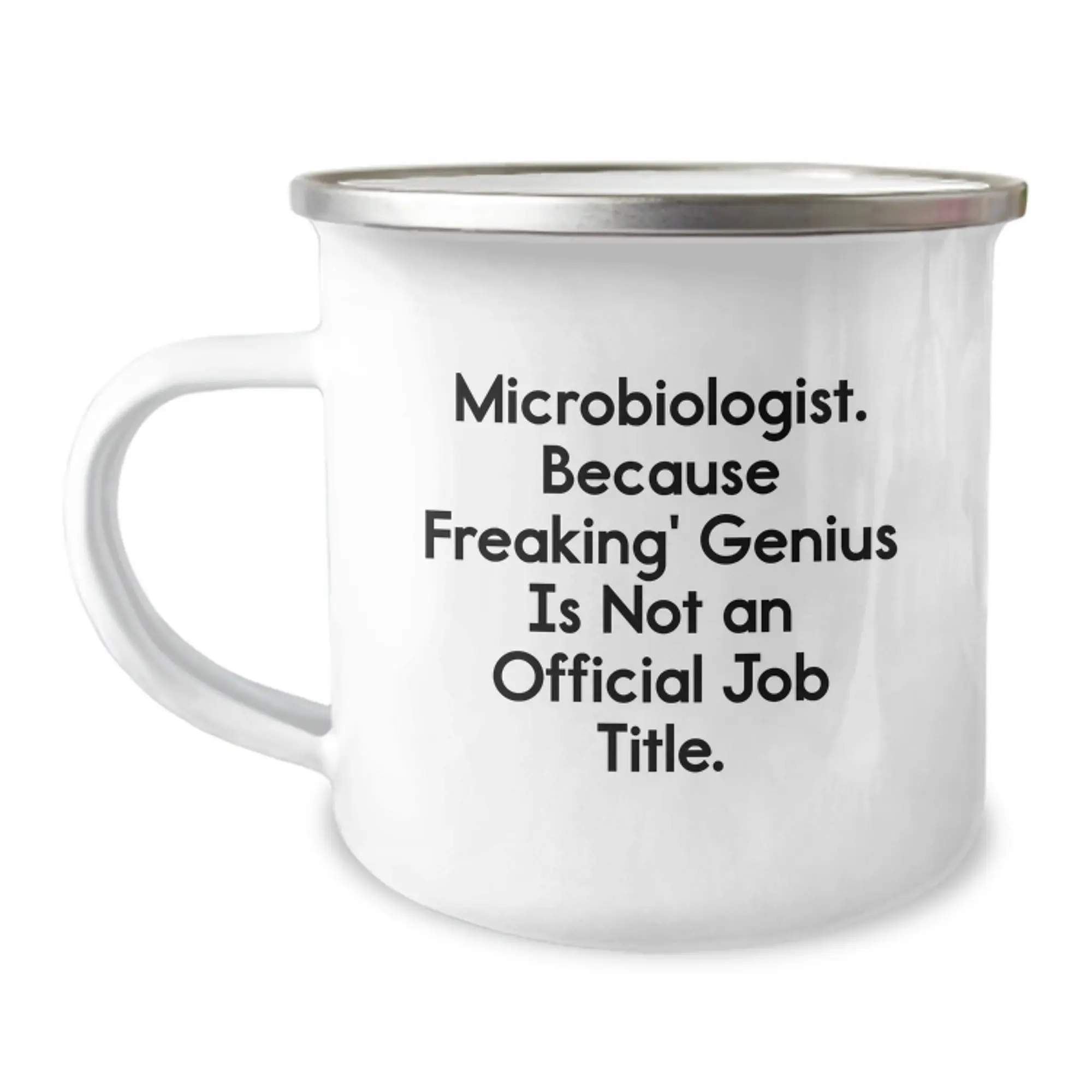 Microbiologist Camping Mug Birthday Gift for Coworkers Surprise Idea - Image 1