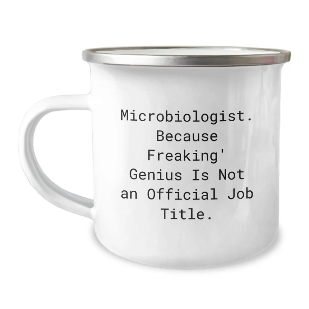 Birthday Gift Microbiologist Camping Mug for Her Premium Present - Image 1