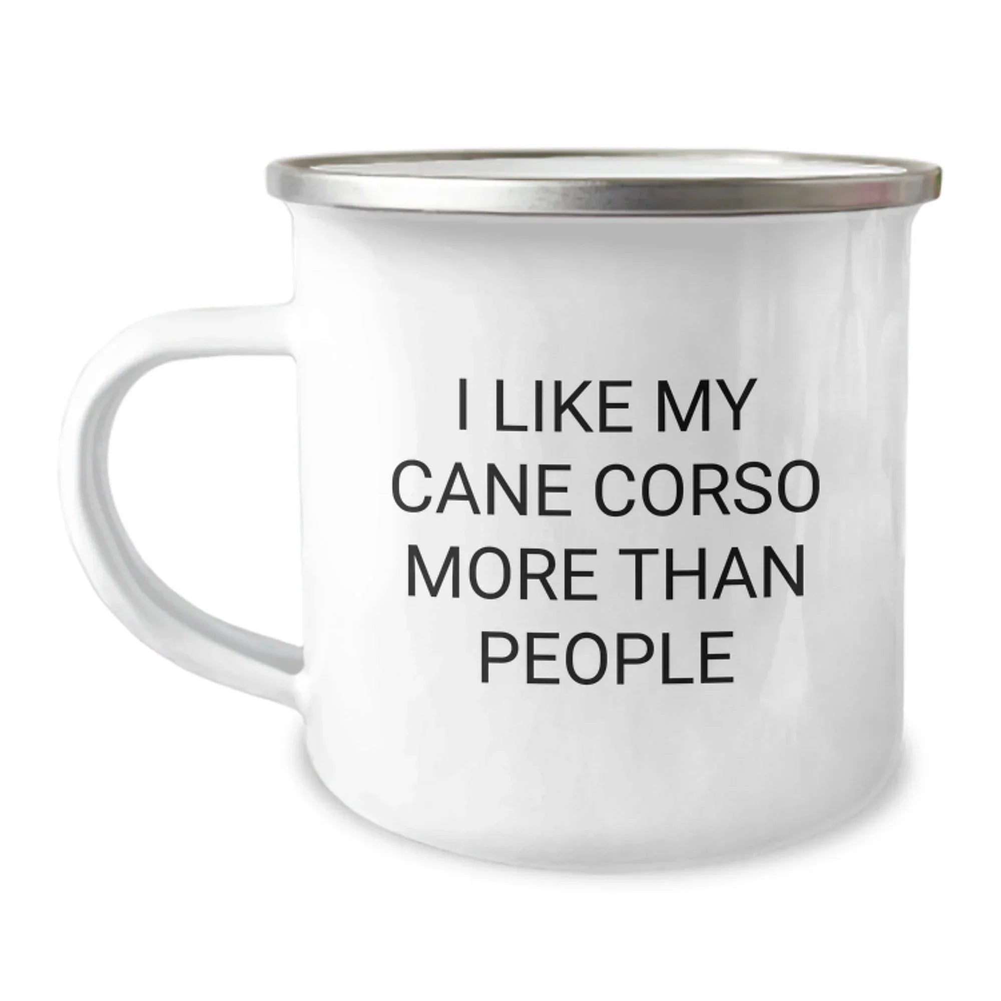 Cute Cane Corso Dog Lover Gifts for Friends - Valentine's Unique Gifts from Men - Funny Quote Cane Corso Dog Camping Mug