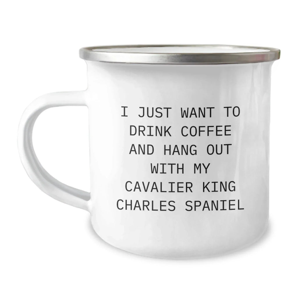 Cavalier King Charles Spaniel Dog Camping Mug