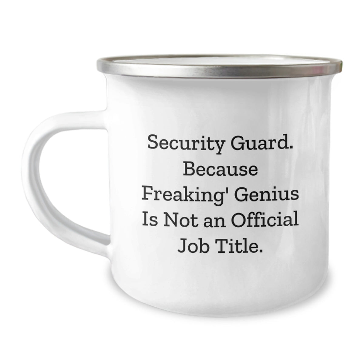 Security Guard Gift for Him - A Humorous Keepsake Camping Mug - Image 1