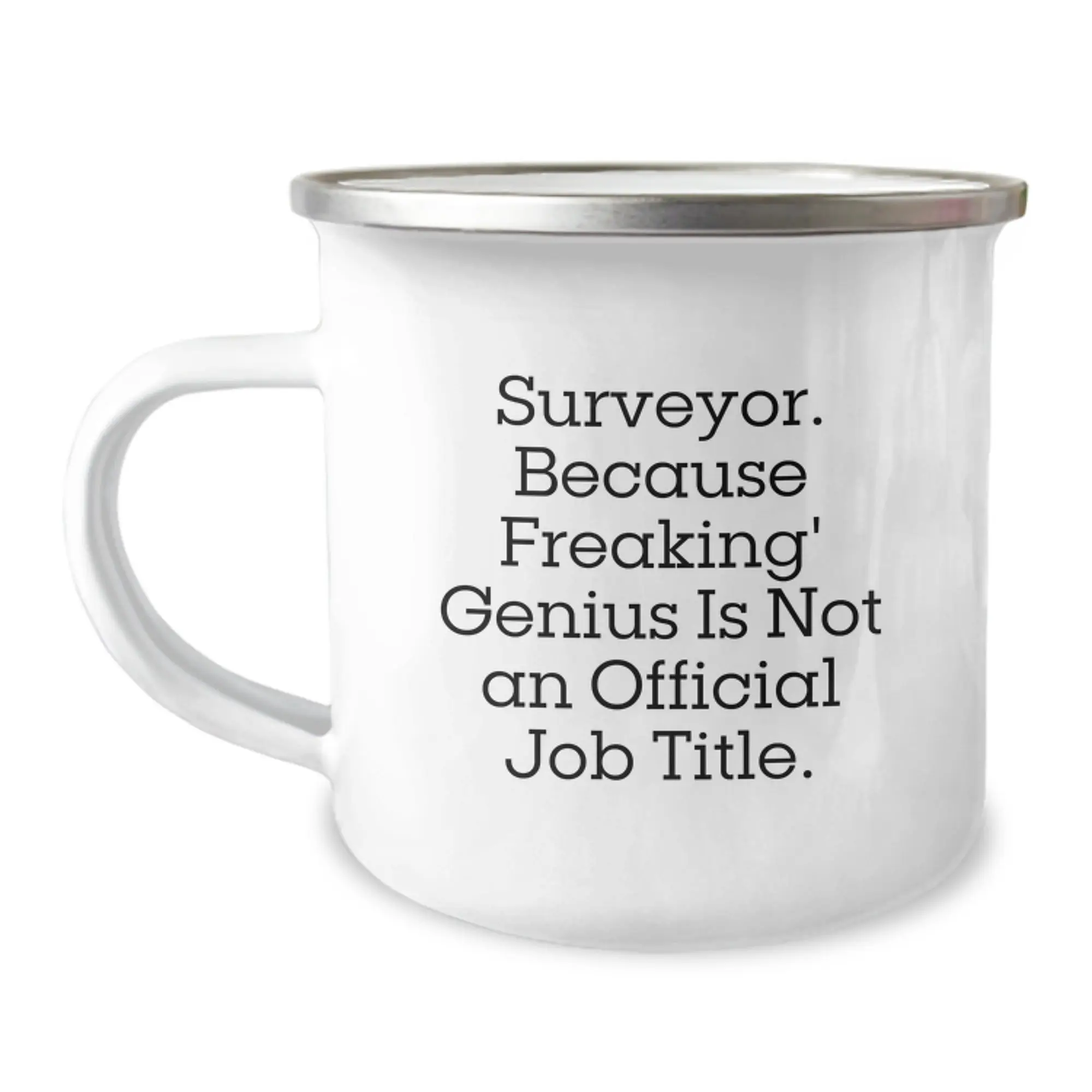 Funny Surveyor Gifts, Camping Mug for Surveyor Friends, Birthday Unique Gifts from Friends to Surveyor - Image 1