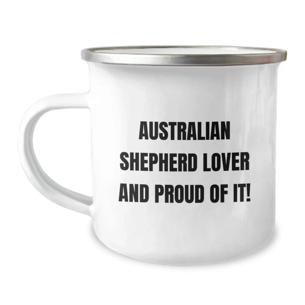 Australian Shepherd Dog Lover Camping Mug Valentine Gift For Friends