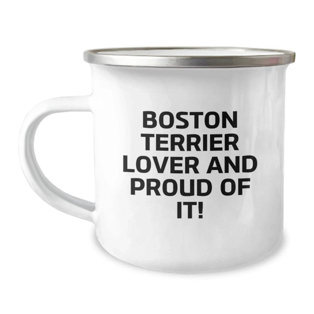 Boston Terrier Lover Mug Funny Camping Gift For Valentine