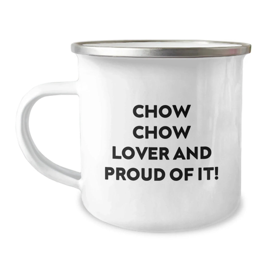 Chow Chow Lover Camping Mug Gift For Dog Fans And Friends
