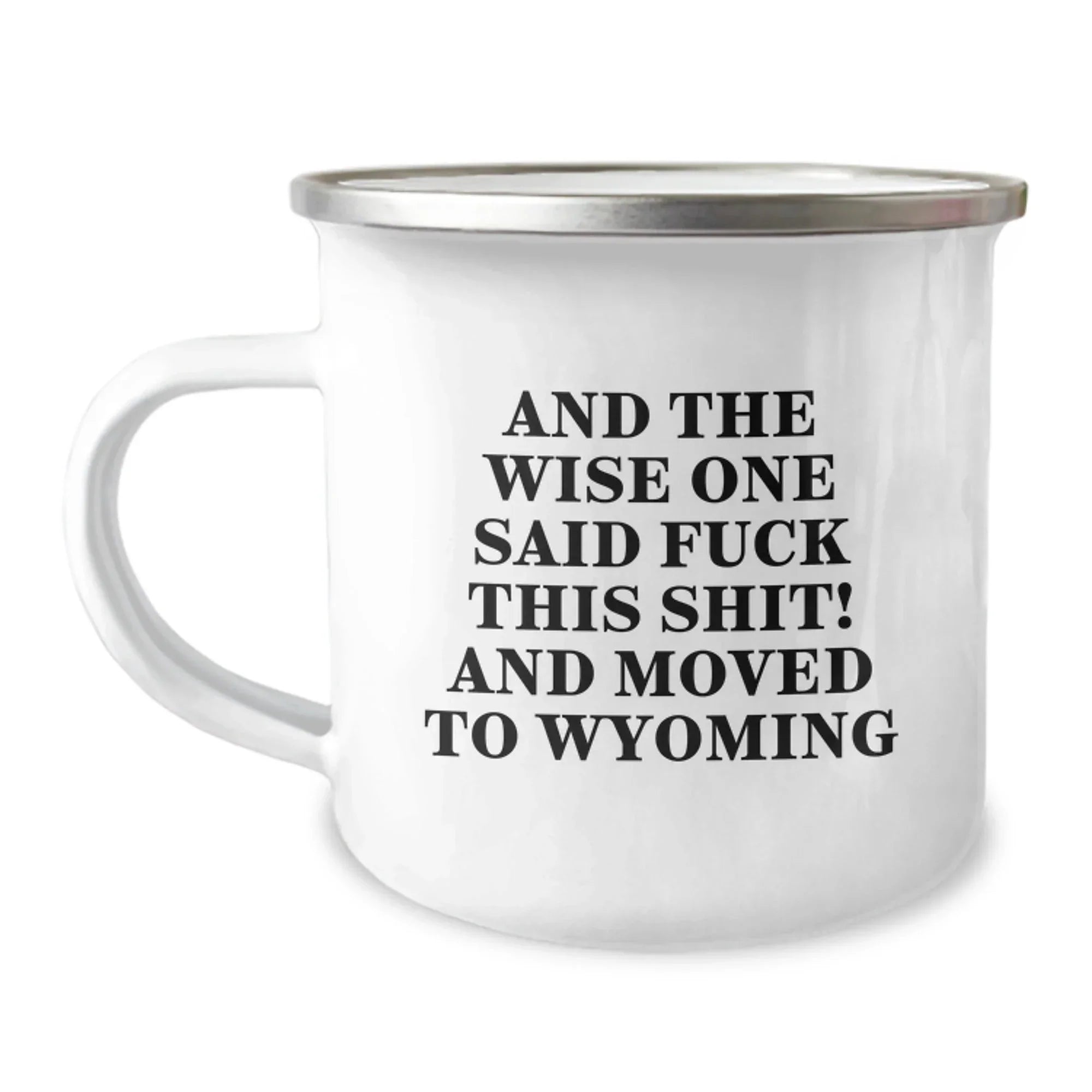 Wyoming Gifts For Men Funny Camping Mug Valentines Gift