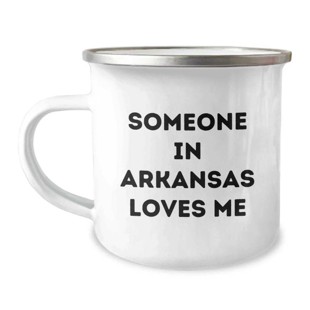 Arkansas Camping Mug Gifts From Friends For Valentines Day In Arkansas Loves Me