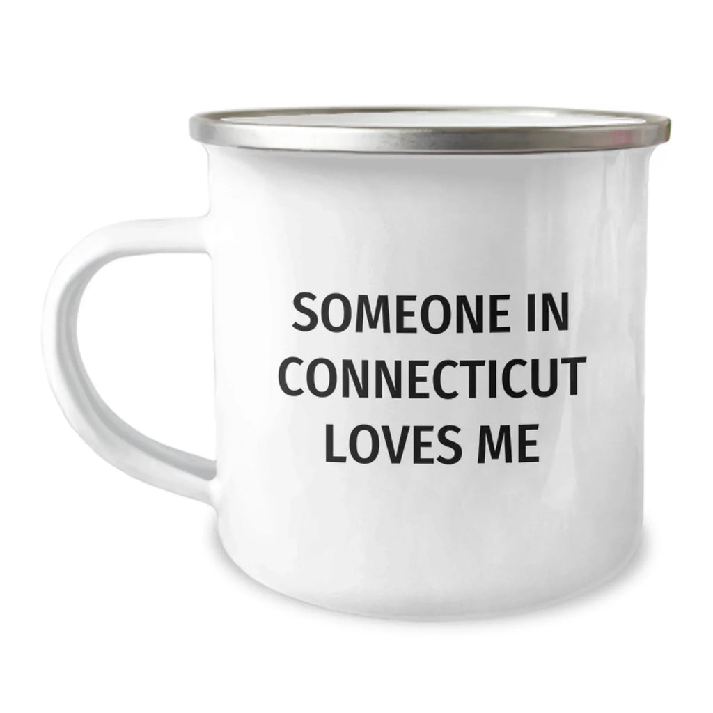 Connecticut Camping Mug Gift For Connecticut Lovers Funny Quote