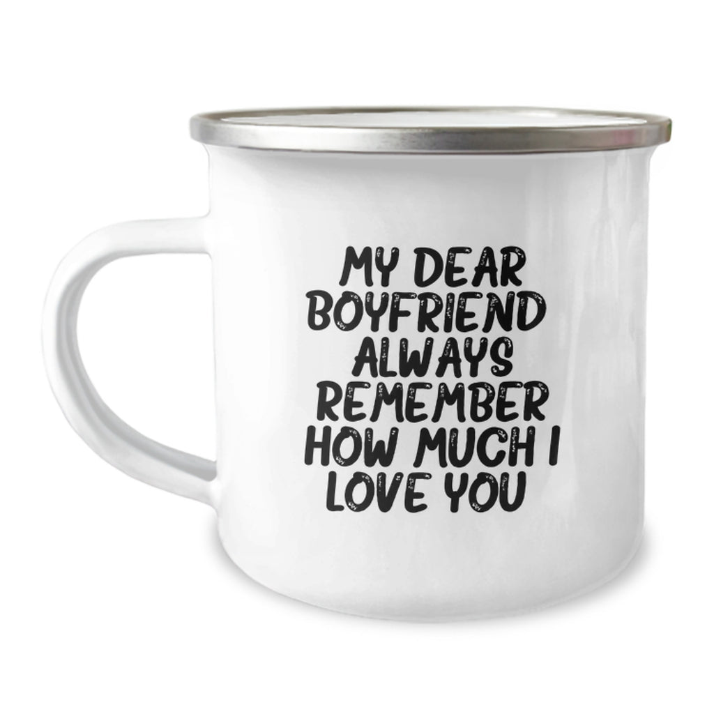 Christmas Gift for Boyfriend - My Dear Sentiment Camping Mug - Image 1